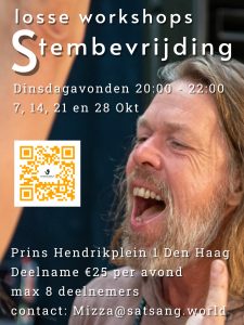 Stembevrijding workshops Mizza Oktober 2025