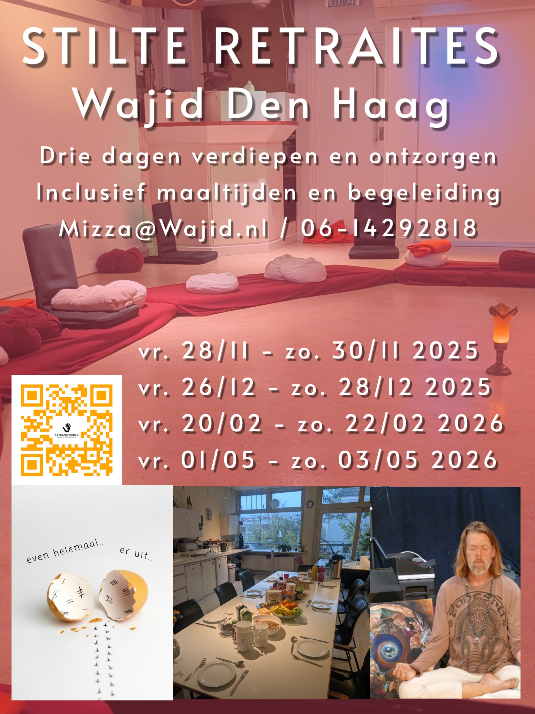 Read more about the article Silent Retreat: upcoming Retreats at Wajid The Hague